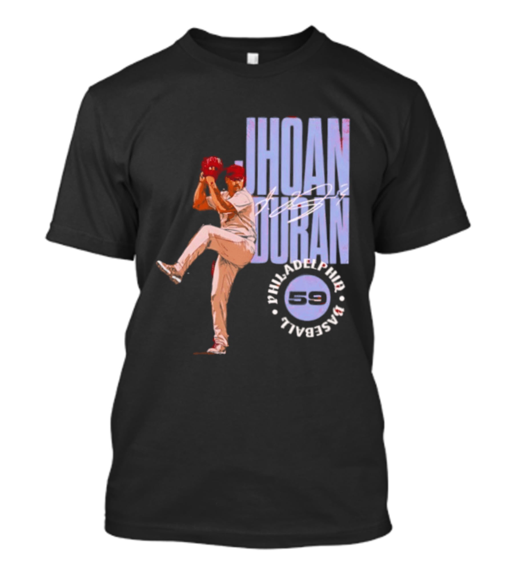 Jhoan Duran 59 Philadelphia Phillies MLB T-Shirt