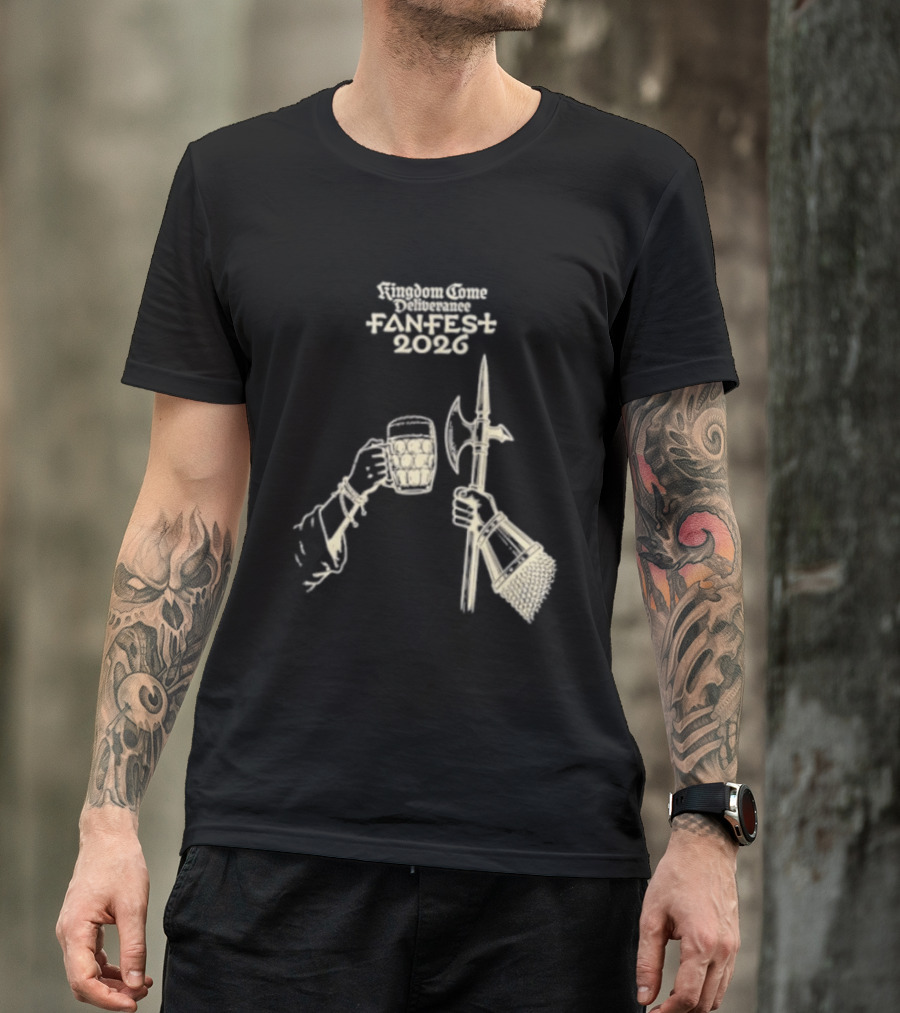Kingdom Come Deliverance Fanfest 2026 RPG And Axe Celebration T-Shirt