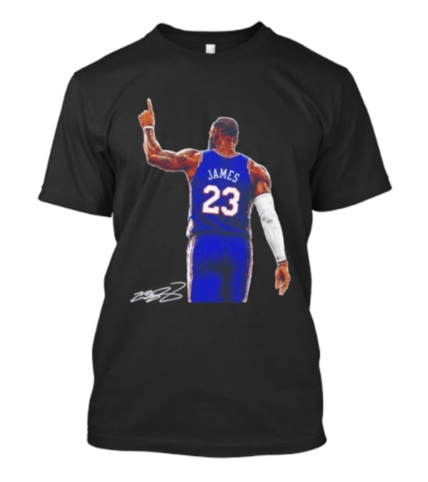 LeBron James 23 Philadelphia 76ers Jersey Iconic Basketball T-Shirt