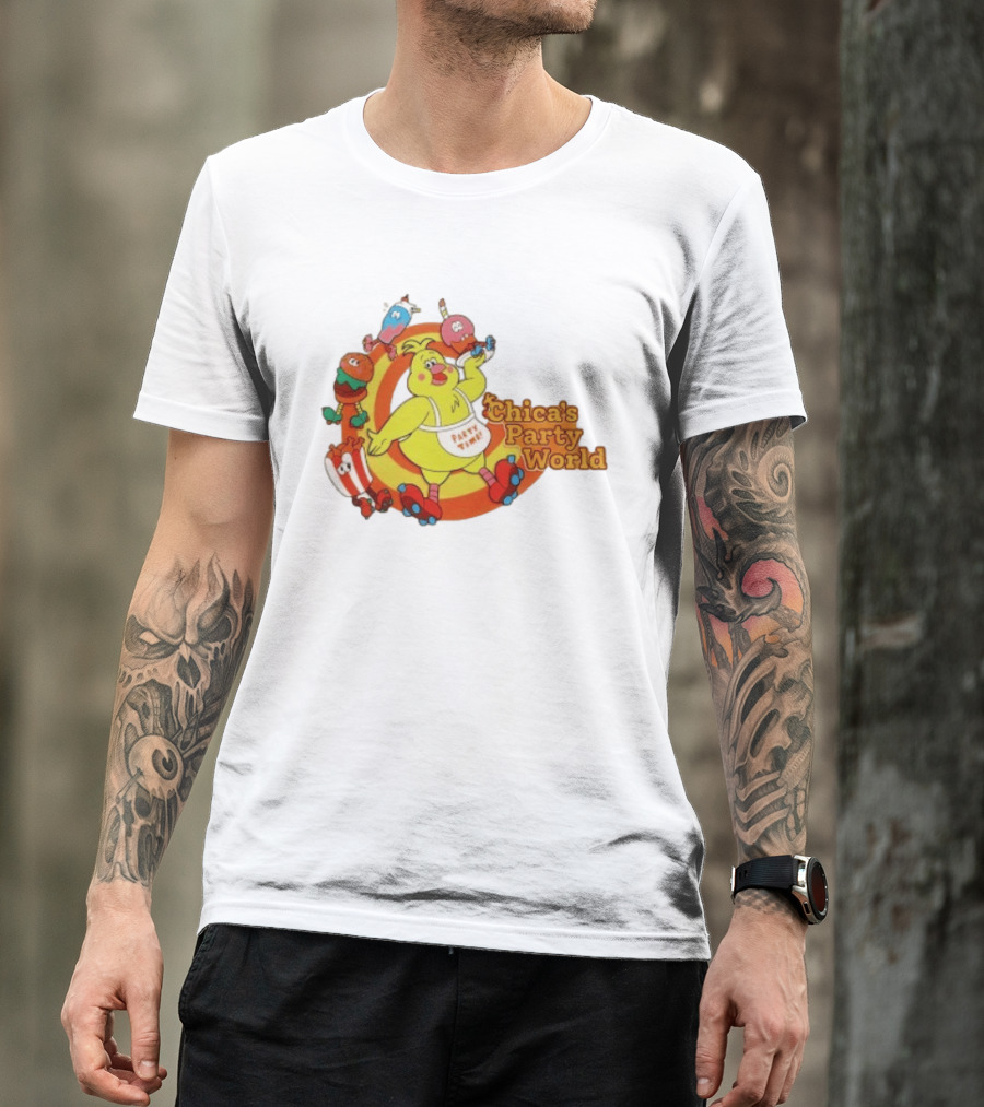 Chica's Party World Party Time Chica Five Nights At Freddy's T-Shirt