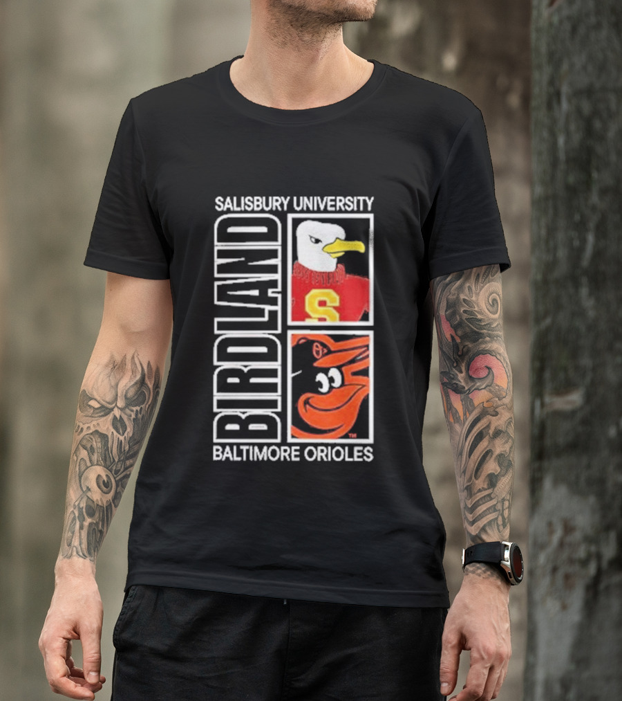 Salisbury University Birdland Night Baltimore Orioles 2026 T-Shirt