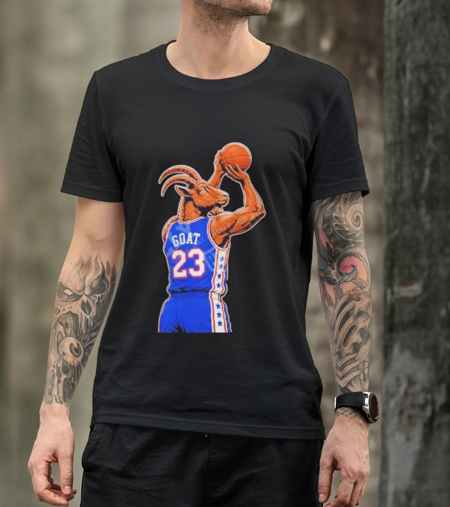 GOAT 23 Basketball Player Jersey Sports Inspired By Iconic NBA Stars T-Shirt