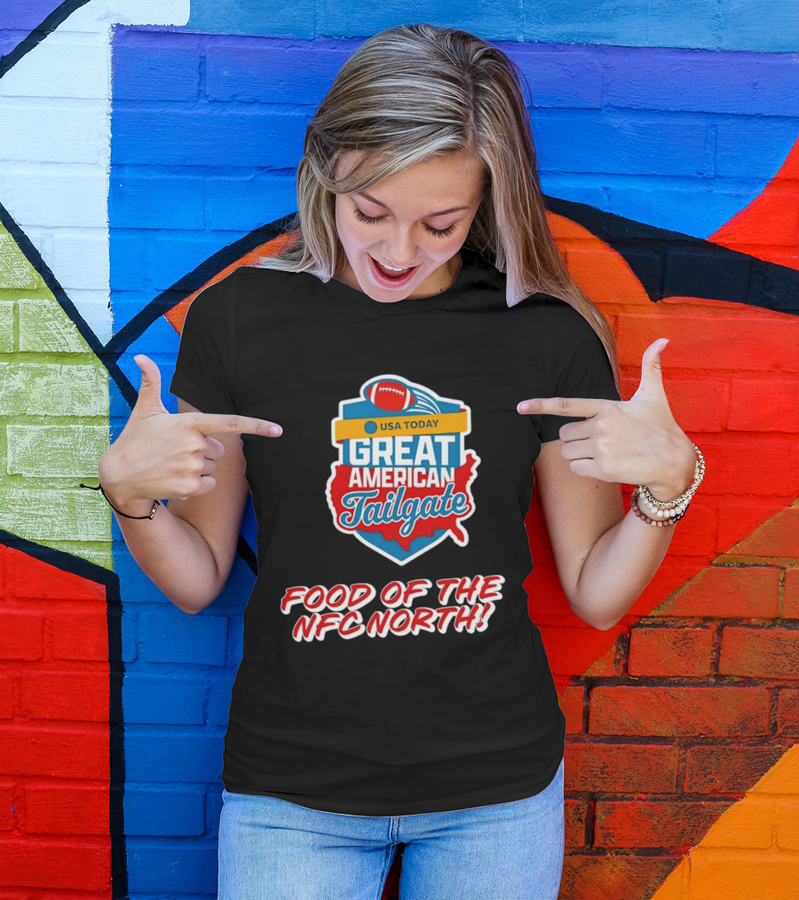 USA Today Great American Tailgate Food Of The NFC North T-Shirt
