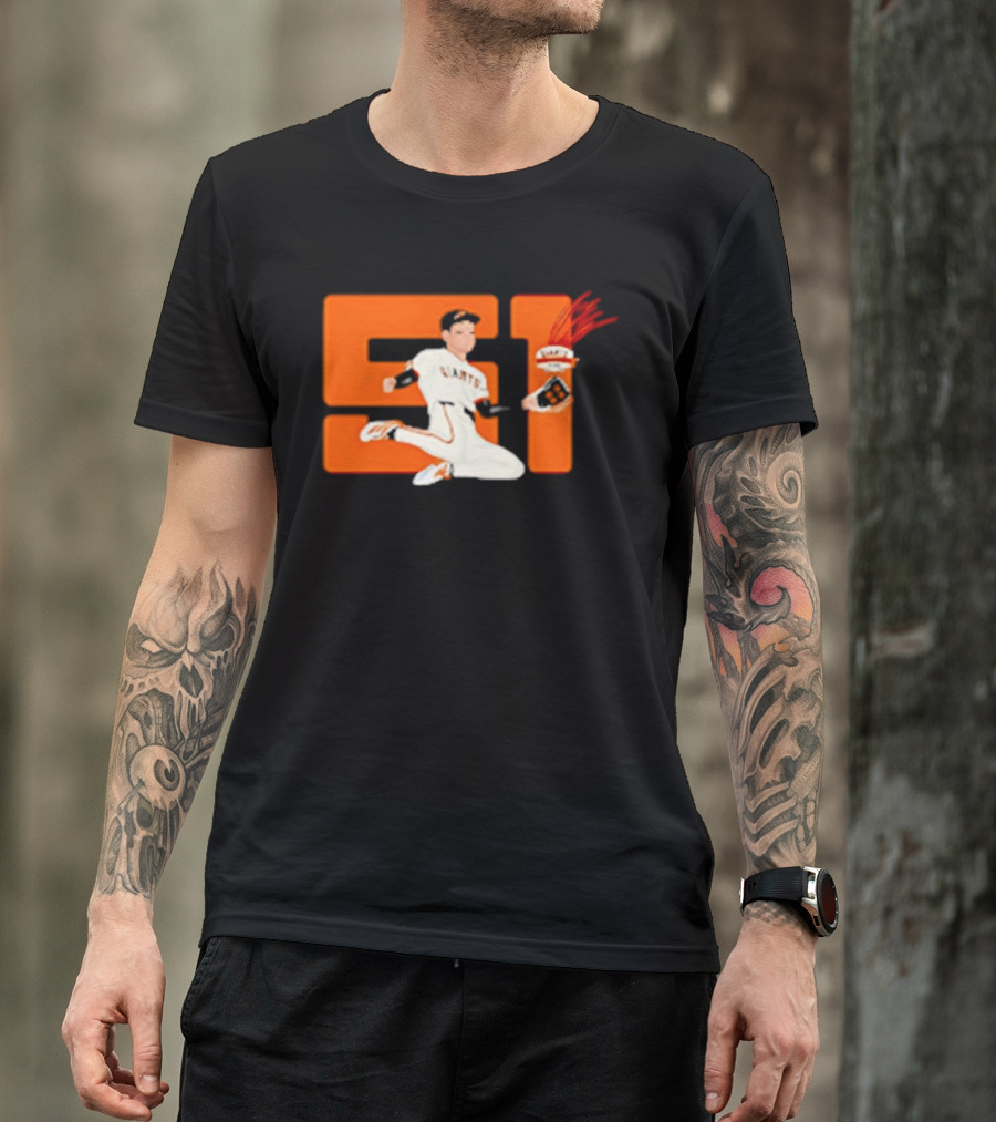 San Francisco Giants Jung Hoo Lee No 51 Baseball Player Comic T-Shirt