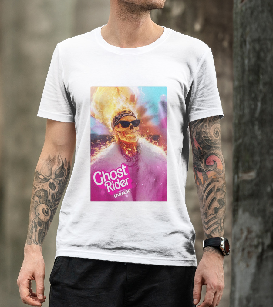 Ryan Gosling Barbie Ghost Rider Filmed For IMAX T-Shirt