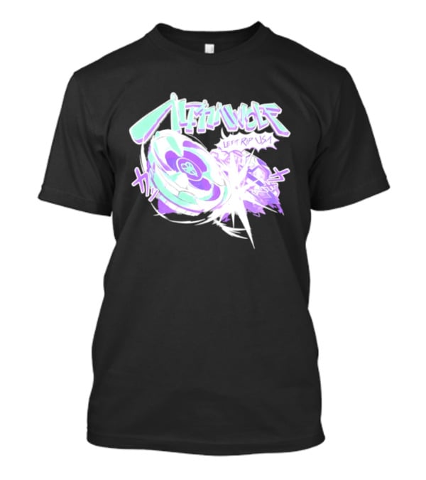 Alpha Wolf Left Rip USA Beyblade Anime Burst T-Shirt