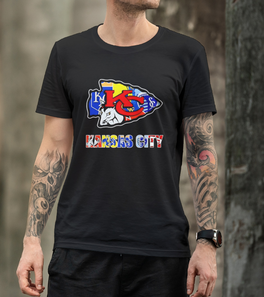 Kansas City KC Arrowhead Royals Chiefs Sporting Missouri T-Shirt