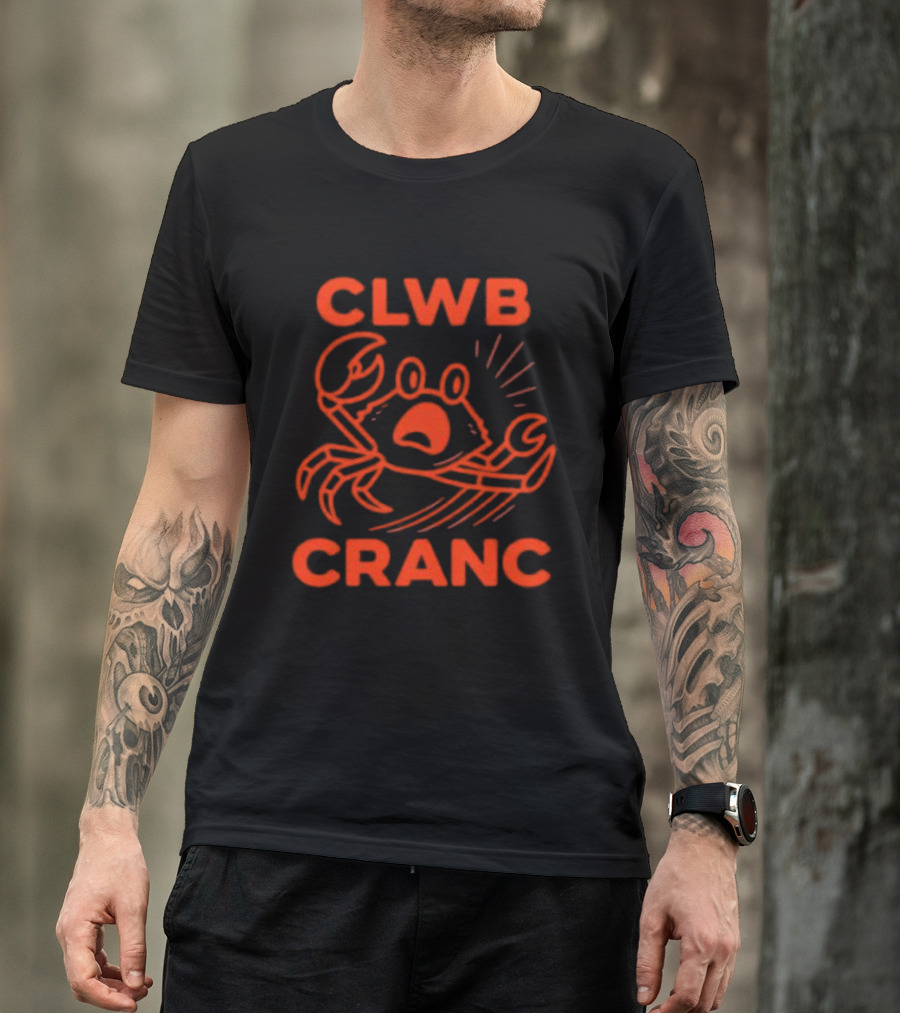 Welsh Edition Crab Club Clwb Cranc Crop T-Shirt