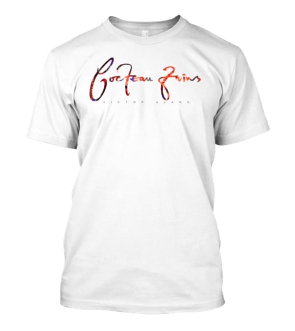 Cocteau Twins Victorialand Textual Design In Vibrant Multicolor T-Shirt