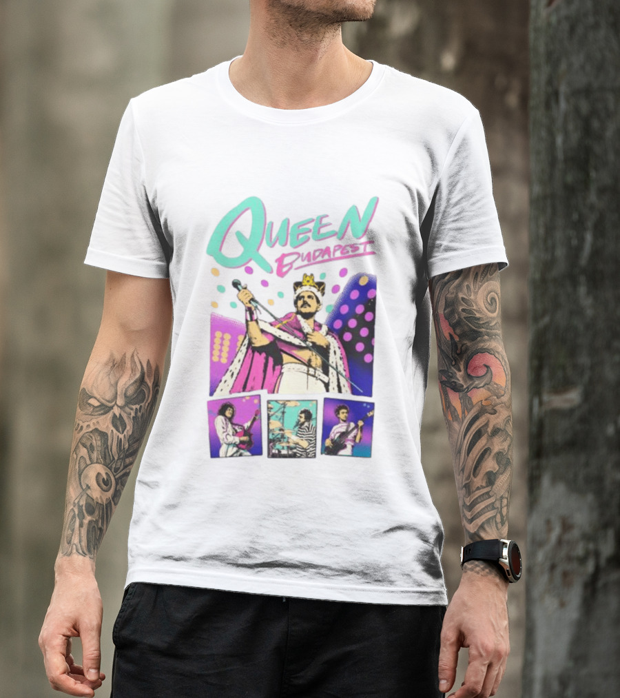Queen Budapest Anniversary Vest 40th Pop Concert T-Shirt