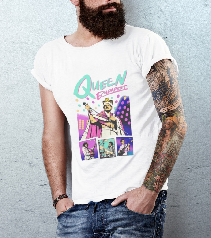 Queen Budapest Anniversary Vest 40th Pop Concert T-Shirt
