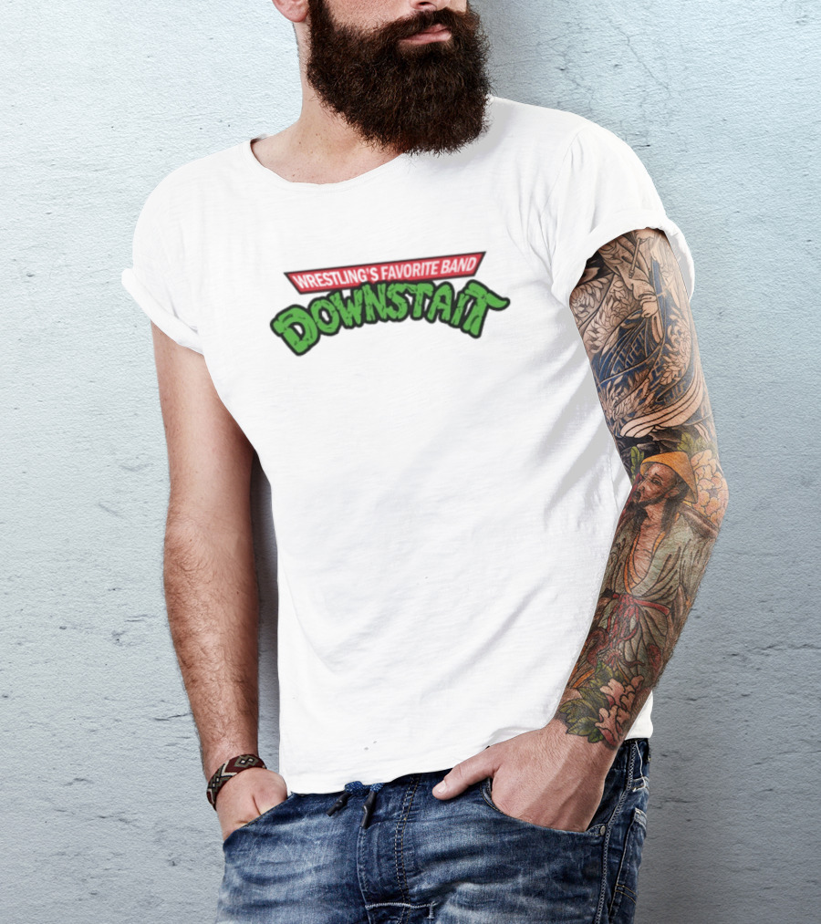 Wrestling's Favorite Band Downstait Wrestling Music T-Shirt