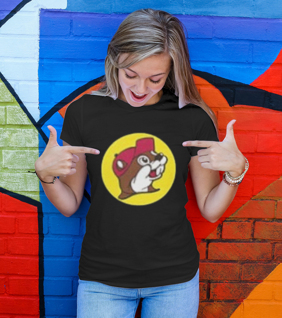 Buc Ee's Fresh Brisket On The Board Two Sided Beavers Texas BBQ T-Shirt