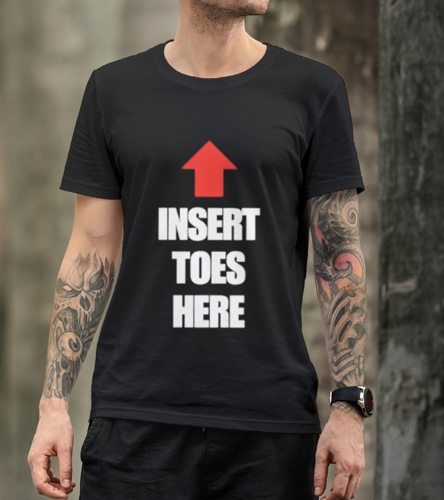 Insert Toes Here Red Arrow Top T-Shirt