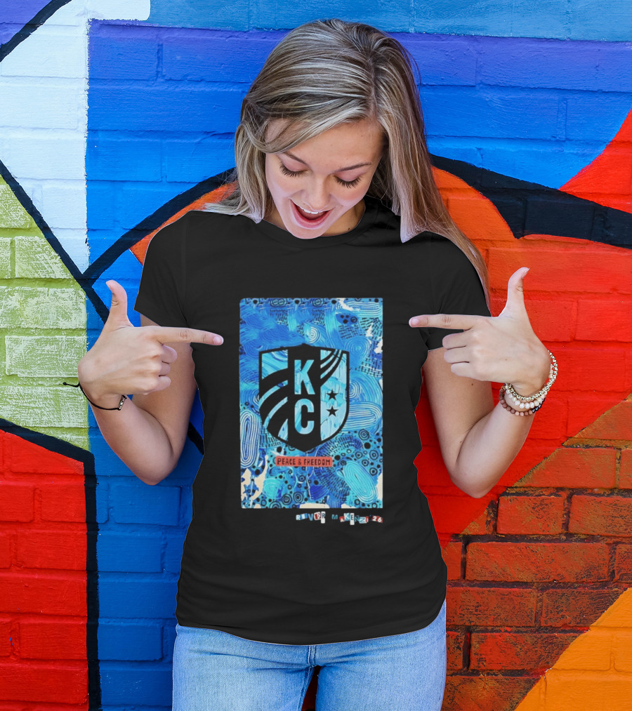 Kansas City Current KC Peace And Freedom River Makenzi 2026 T-Shirt
