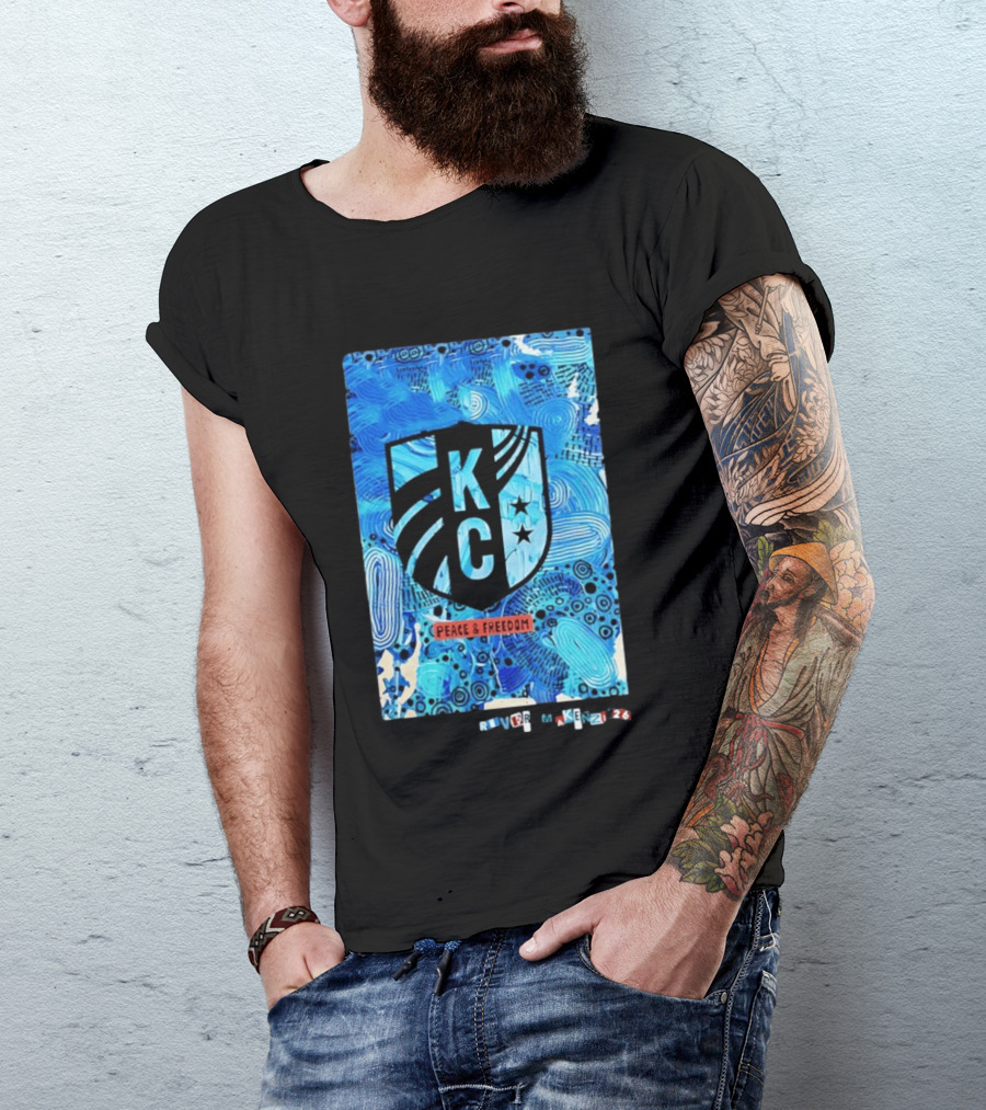 Kansas City Current KC Peace And Freedom River Makenzi 2026 T-Shirt