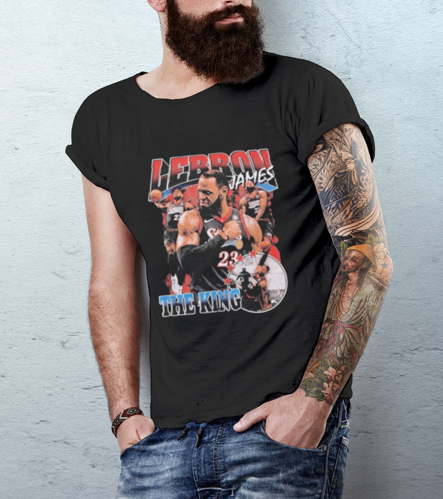 LeBron James The King Sixers 23 Basketball Champion T-Shirt