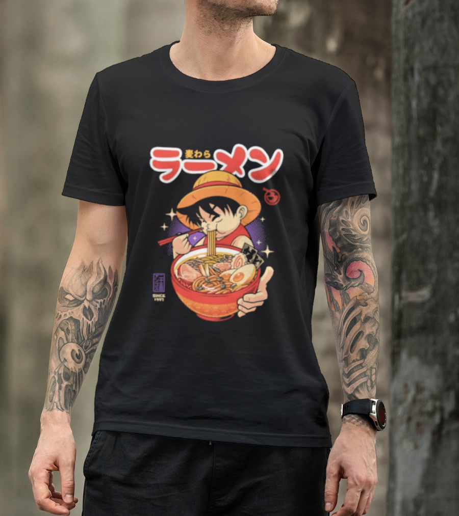 Luffy Ramen Iwara One Piece Since 1997 T-Shirt