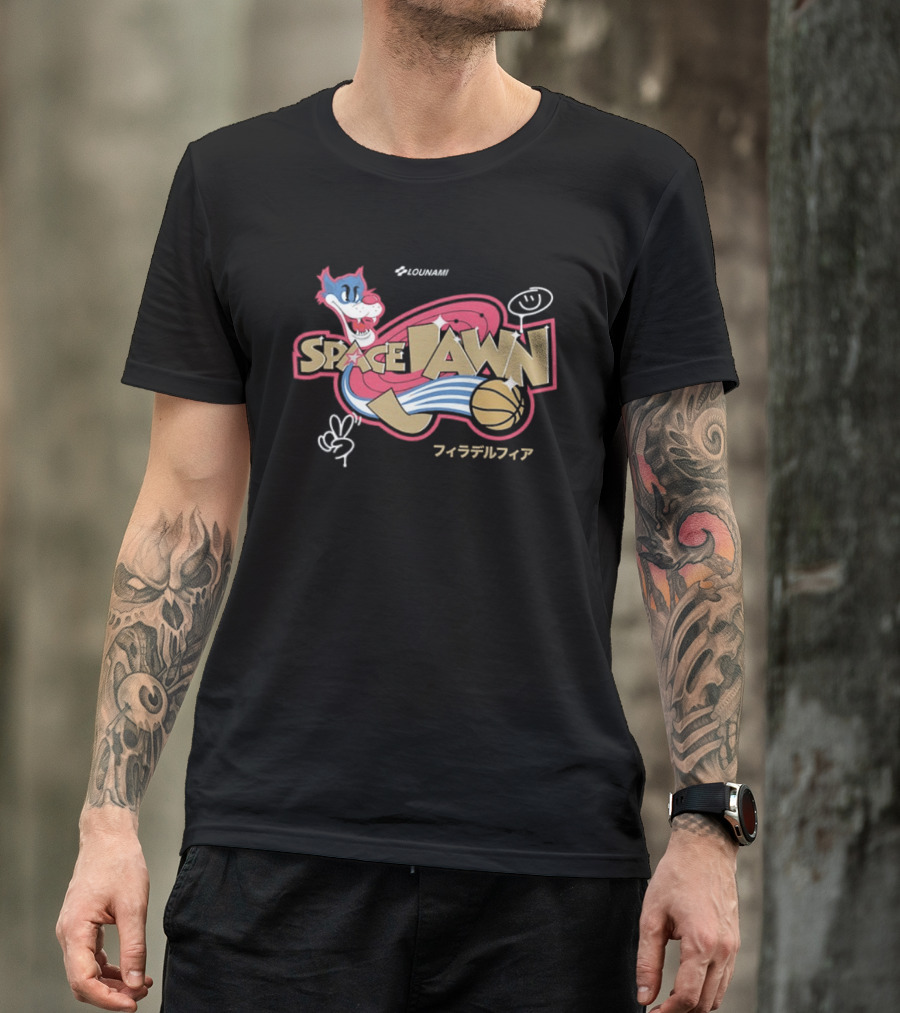 Space Dawn King James 23 Philadelphia 76ers Sylvester T-Shirt
