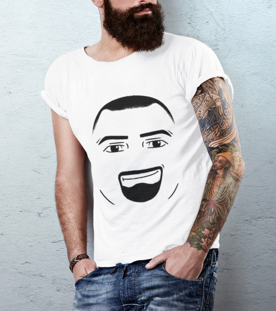 Aldoswag Roblaldo Smiling Face Drawing T-Shirt