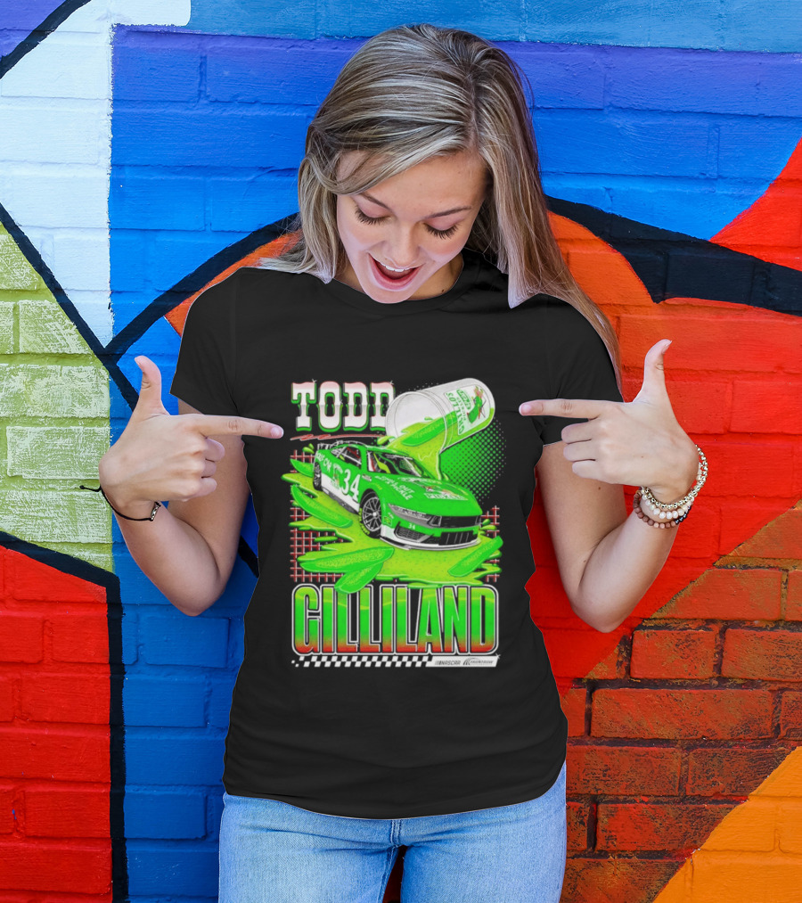 Todd Gilliland NASCAR 34 Pickle Juice Racing Car Victory 2026 T-Shirt