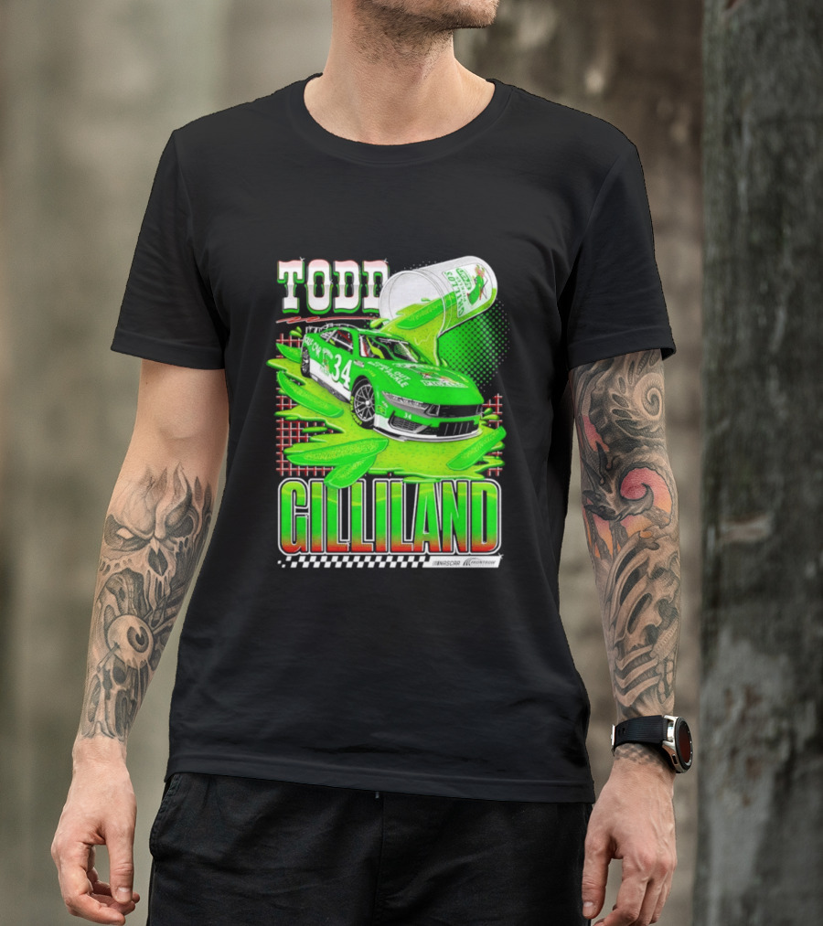 Todd Gilliland NASCAR 34 Pickle Juice Racing Car Victory 2026 T-Shirt