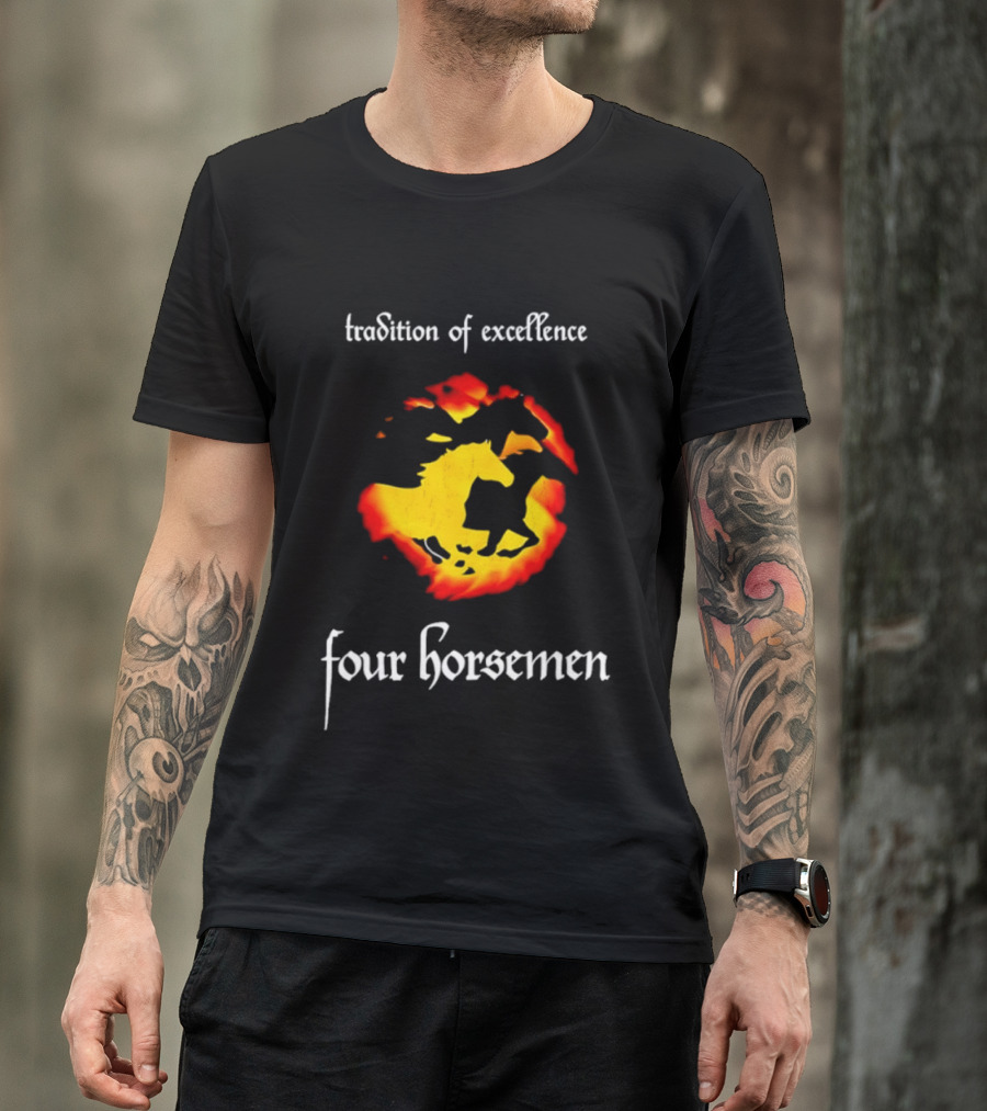 Tradition Of Excellence Four Horsemen Fiery Horse T-Shirt