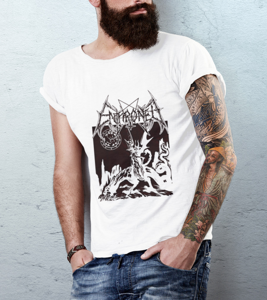 Enthroned Ashspawn Dried Blood Sand Low God's Scourge Of Defent Two Sided T-Shirt