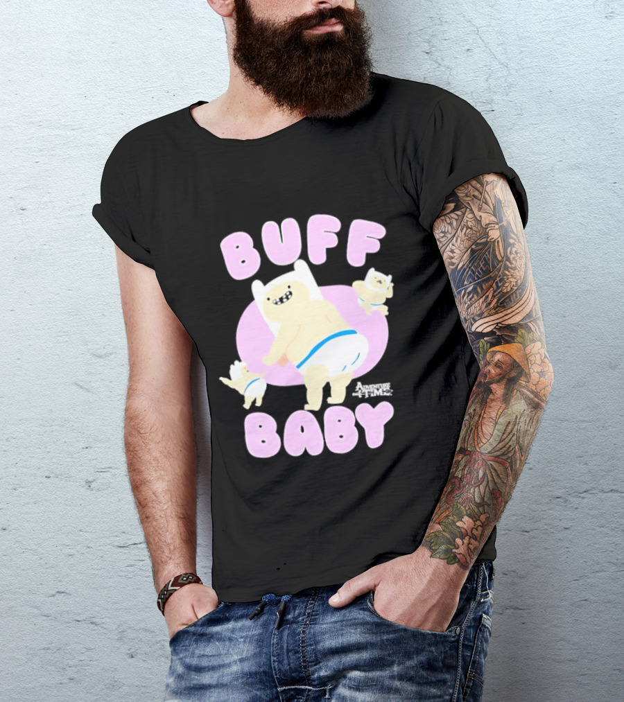 Buff Baby Adventure Time Finn The Human Dancing Babies T-Shirt