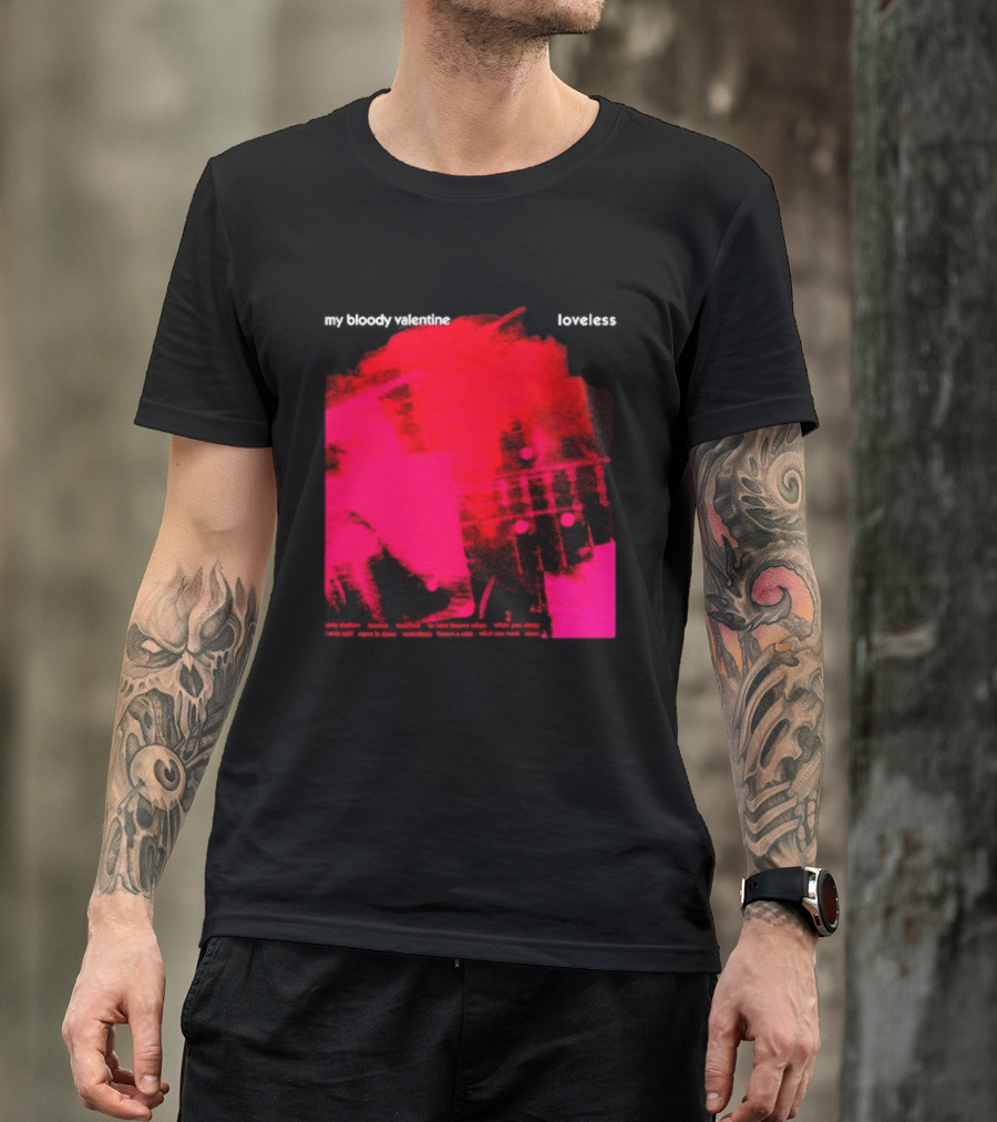 My Bloody Valentine Loveless Album Cover Classic Shoegaze Music Fan Favorite T-Shirt