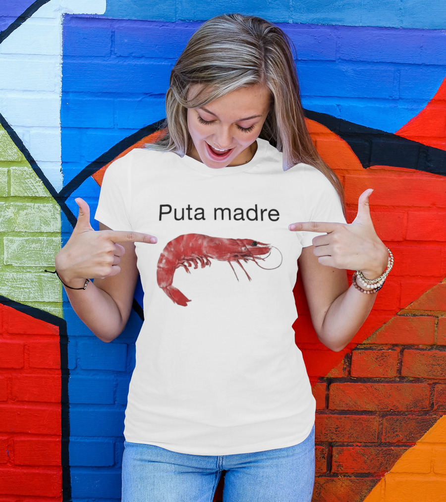 Puta Madre Red Shrimp T-Shirt