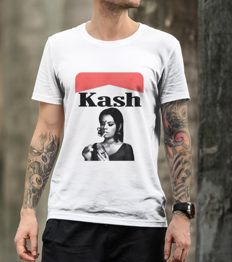 Mumtaz Kash Marlboro Iconic Red Collar T-Shirt