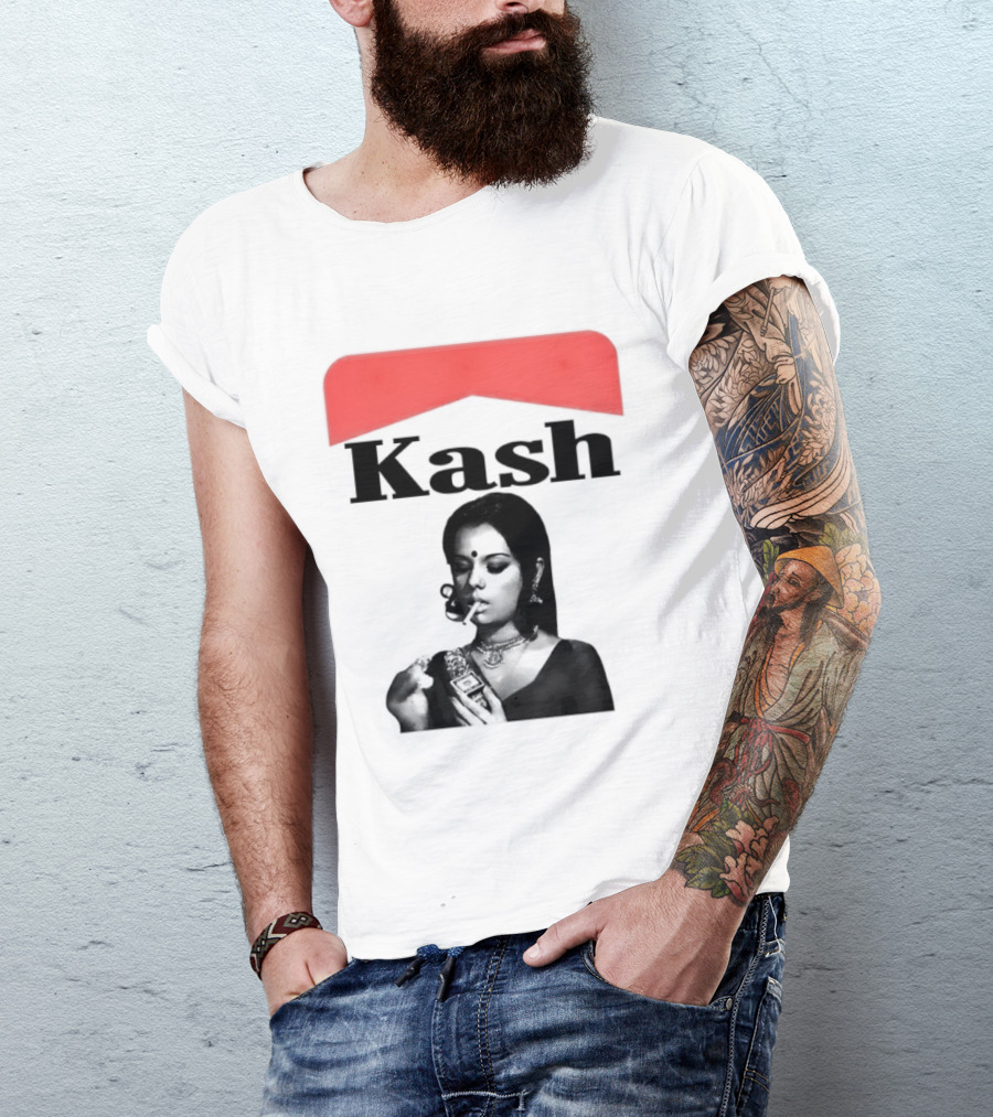 Mumtaz Kash Marlboro Iconic Red Collar T-Shirt