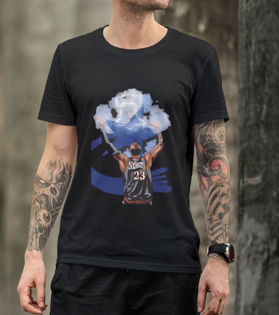 Philadelphia 76ers LeBron James 23 With Bells On Cloud 5 T-Shirt