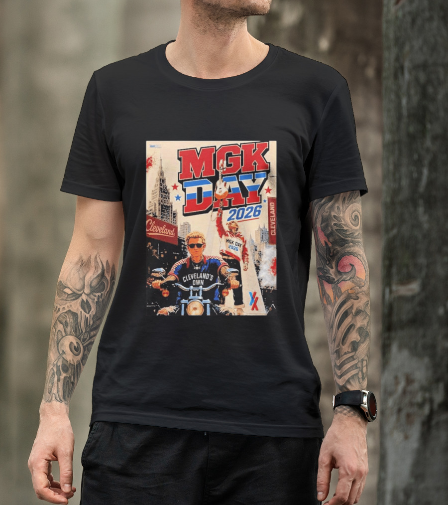 MGK Day 2026 Cleveland Music Event With Cleveland's Own T-Shirt