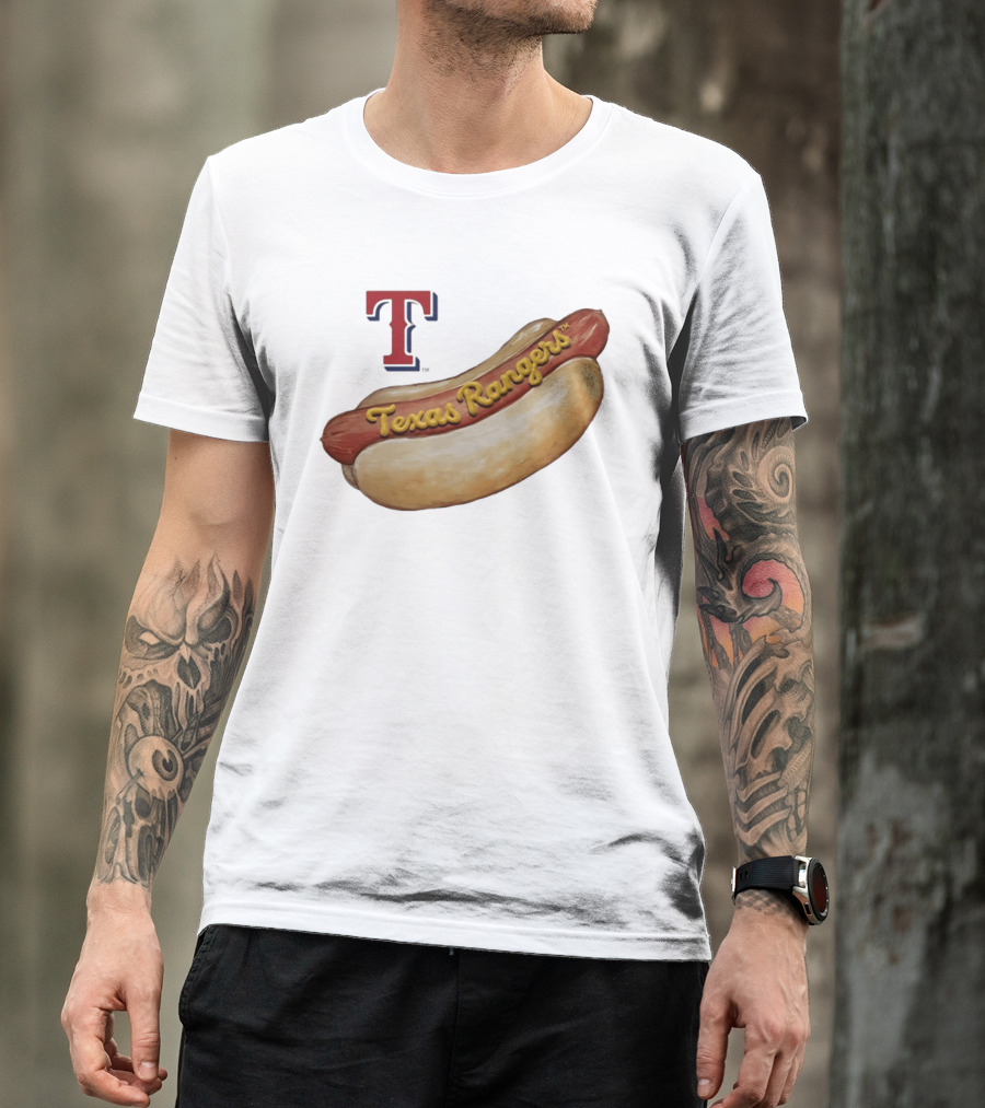 Texas Rangers Hot Dog MLB 2026 Season Team T T-Shirt
