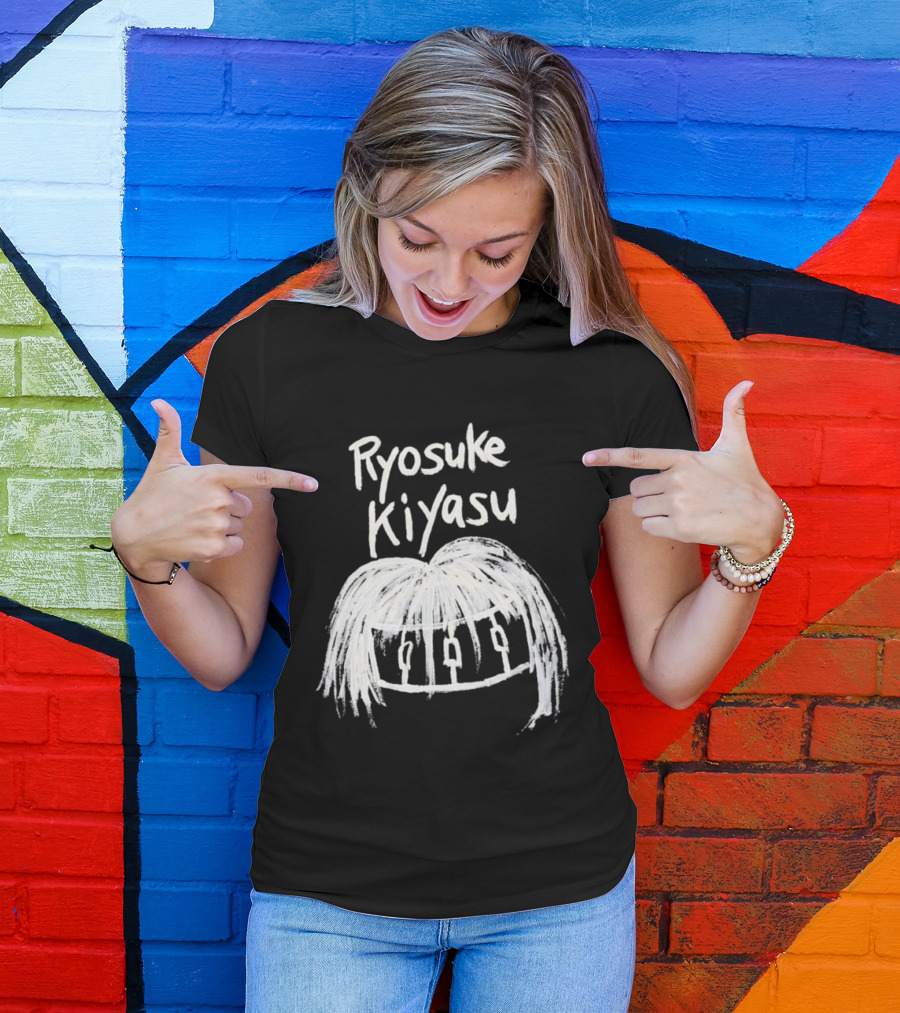 Ryosuke Kiyasu Drums Sketch With Hair T-Shirt