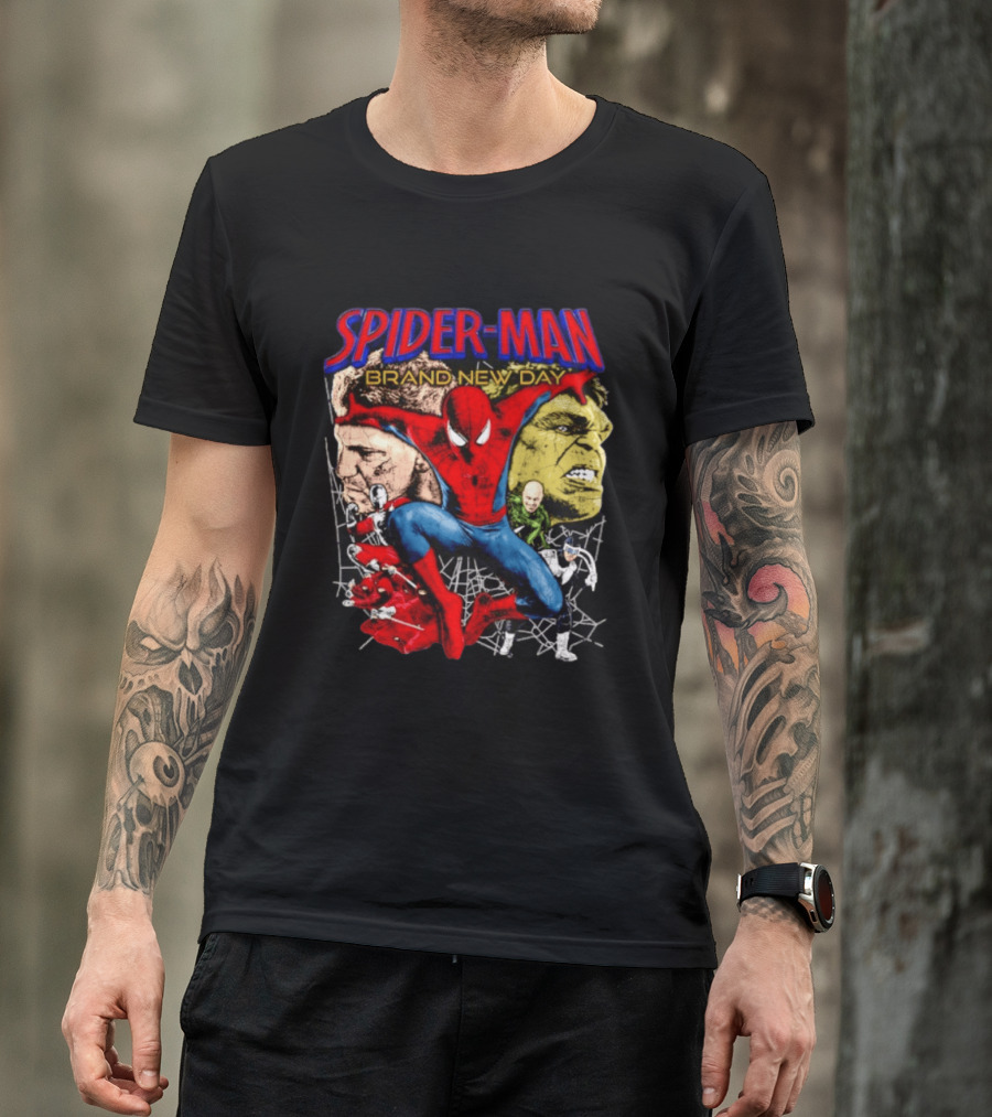 Spider Man Brand New Day Marvel Comics Superhero Characters T-Shirt