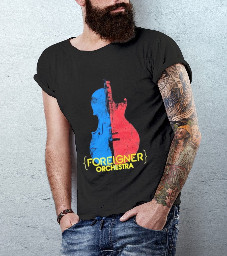 Foreigner Orchestra Violin Guitar Fusion T-Shirt
