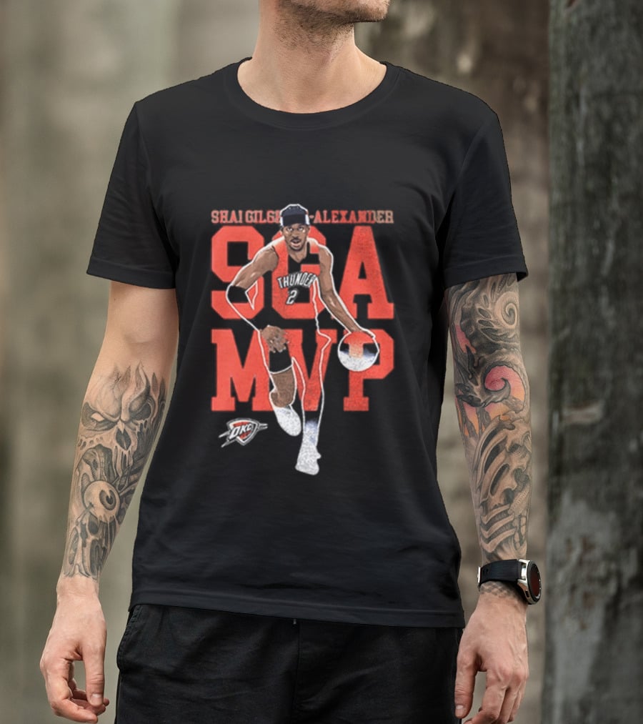 Shai Gilgeous Alexander SGA MVP Basketball Champion 2025 T-Shirt