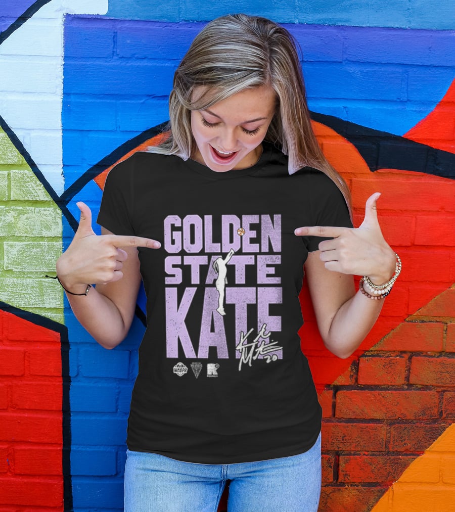Golden State Kate Basketball Silhouette Player T-Shirt