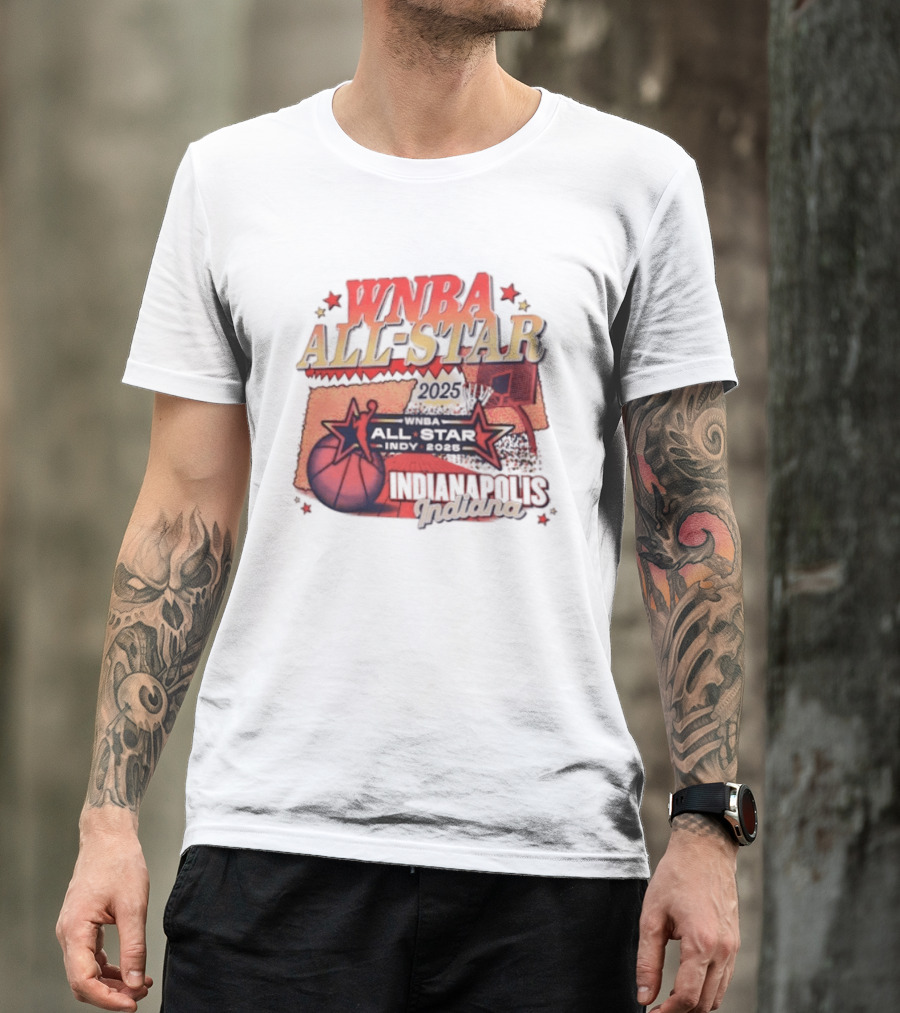 WNBA All Star 2025 Indianapolis Indy Basketball Game Indiana Fever T-Shirt