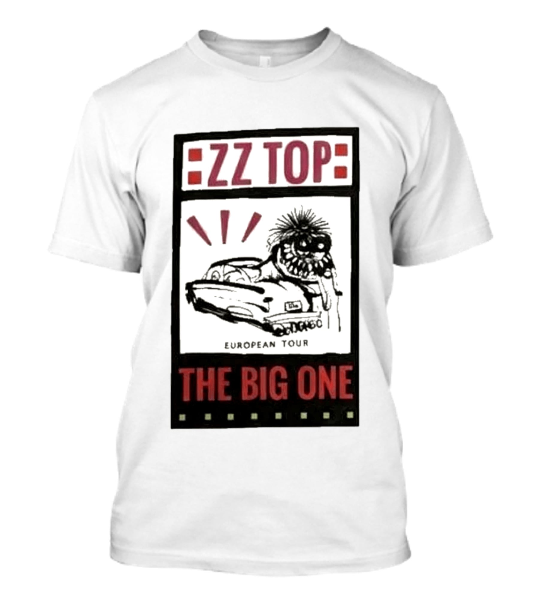 ZZ Top The Big One European Tour Poble Espanyol Barcelona Spain July 19 2026 T-Shirt