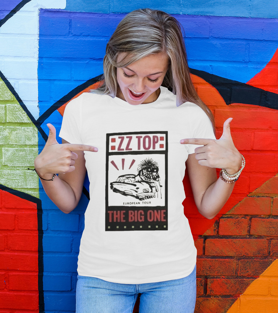 ZZ Top The Big One European Tour Poble Espanyol Barcelona Spain July 19 2026 T-Shirt