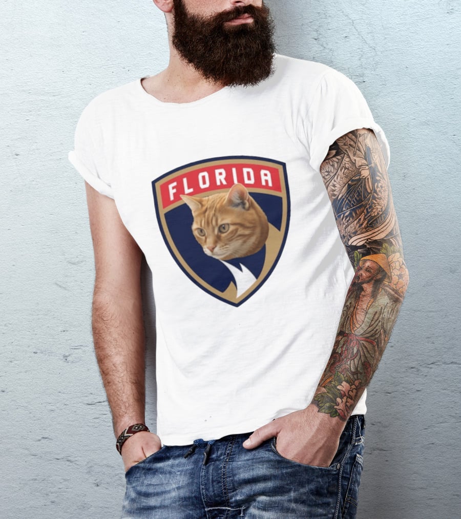 Florida Panthers Paul Maurice Cat T-Shirt