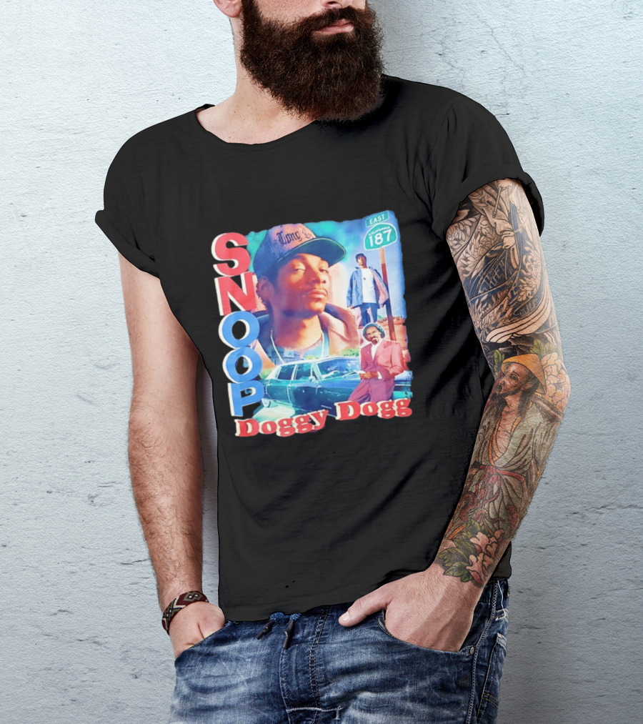 Snoop Doggy Dogg East California 187 Vintage Style Urban Fashion T-Shirt