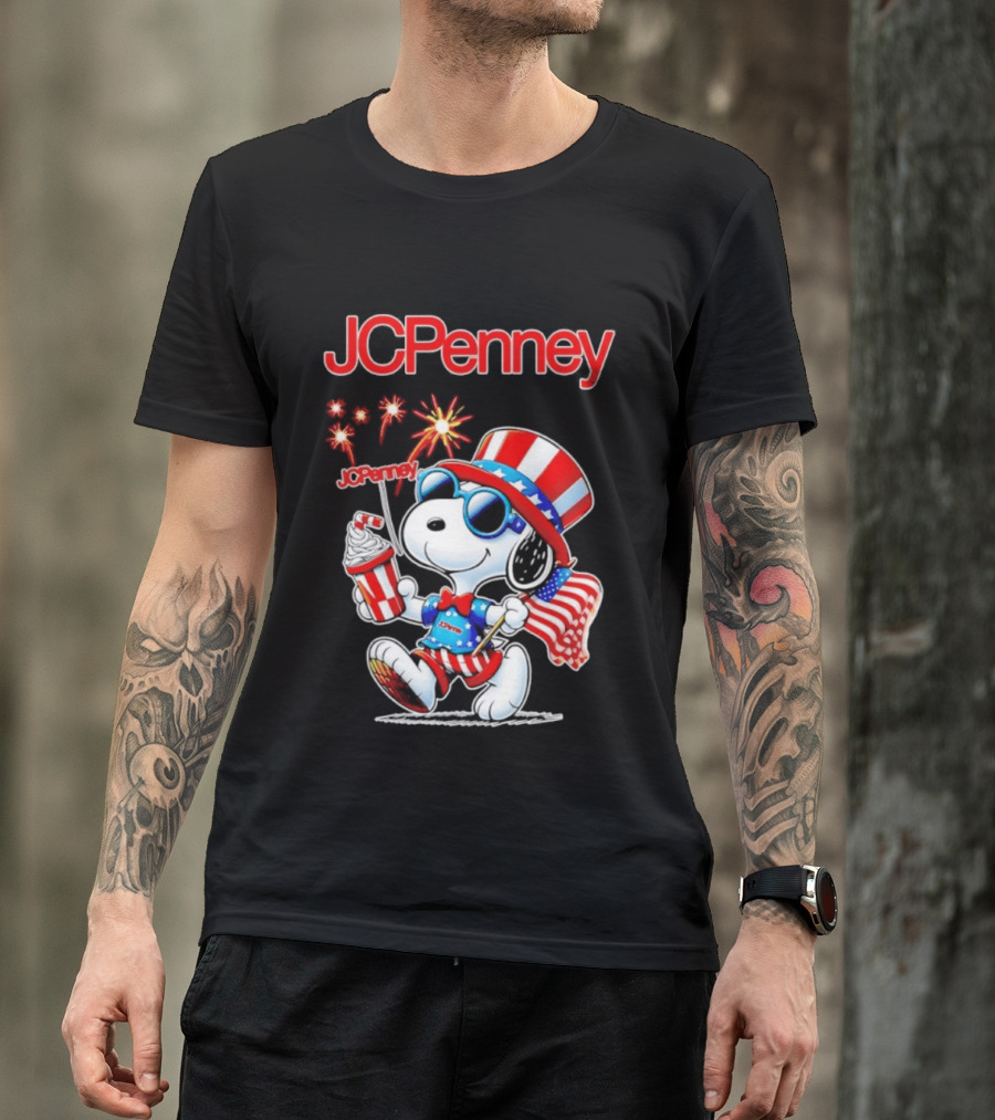 JCPenney Snoopy America 1776 2026 250th Anniversary Celebration T-Shirt