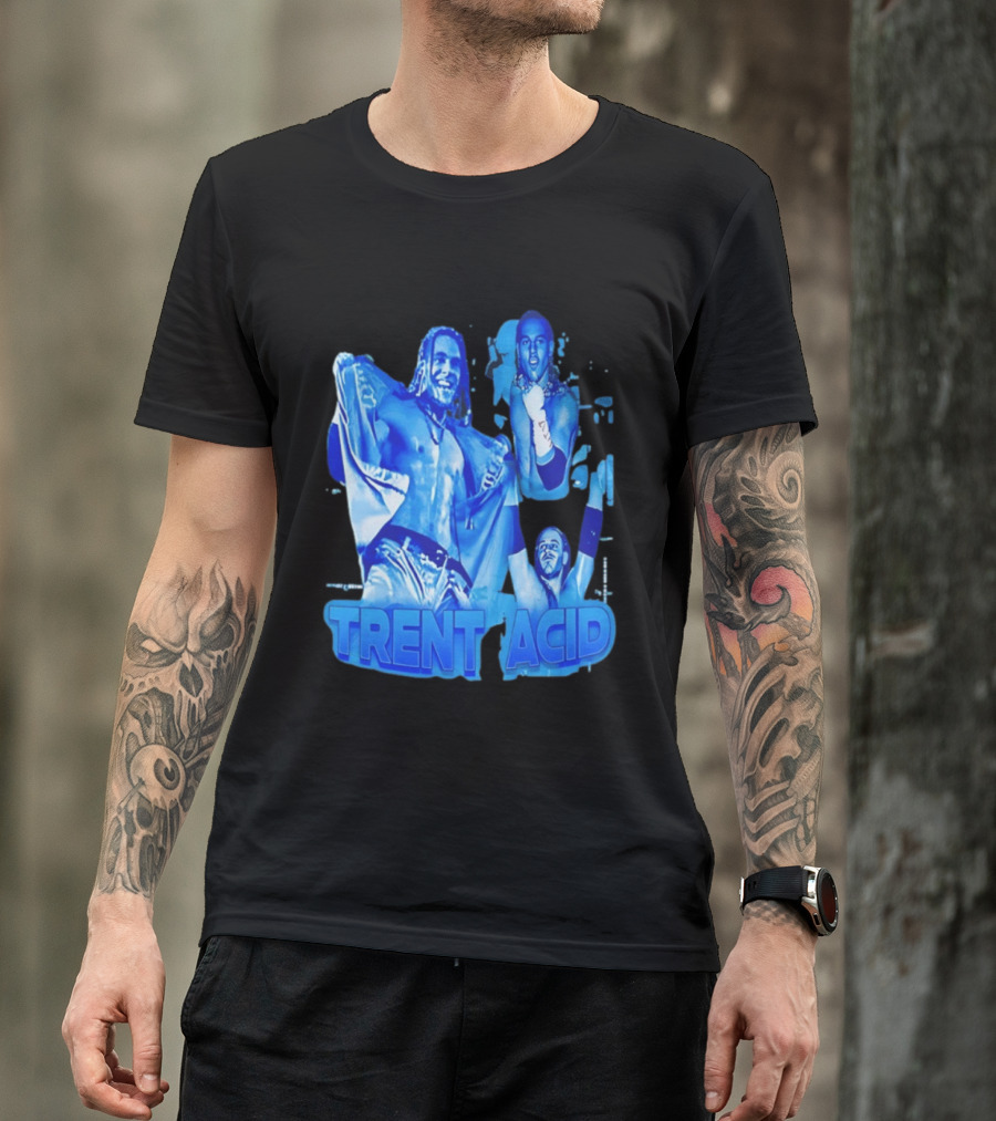 Trent Acid Wrestling Legend Blue Collage без буквы T-Shirt
