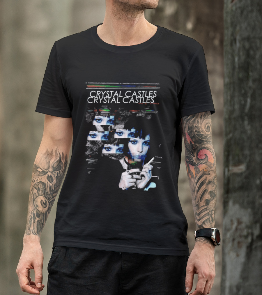 Crystal Castles Alice Glass Glitch T-Shirt