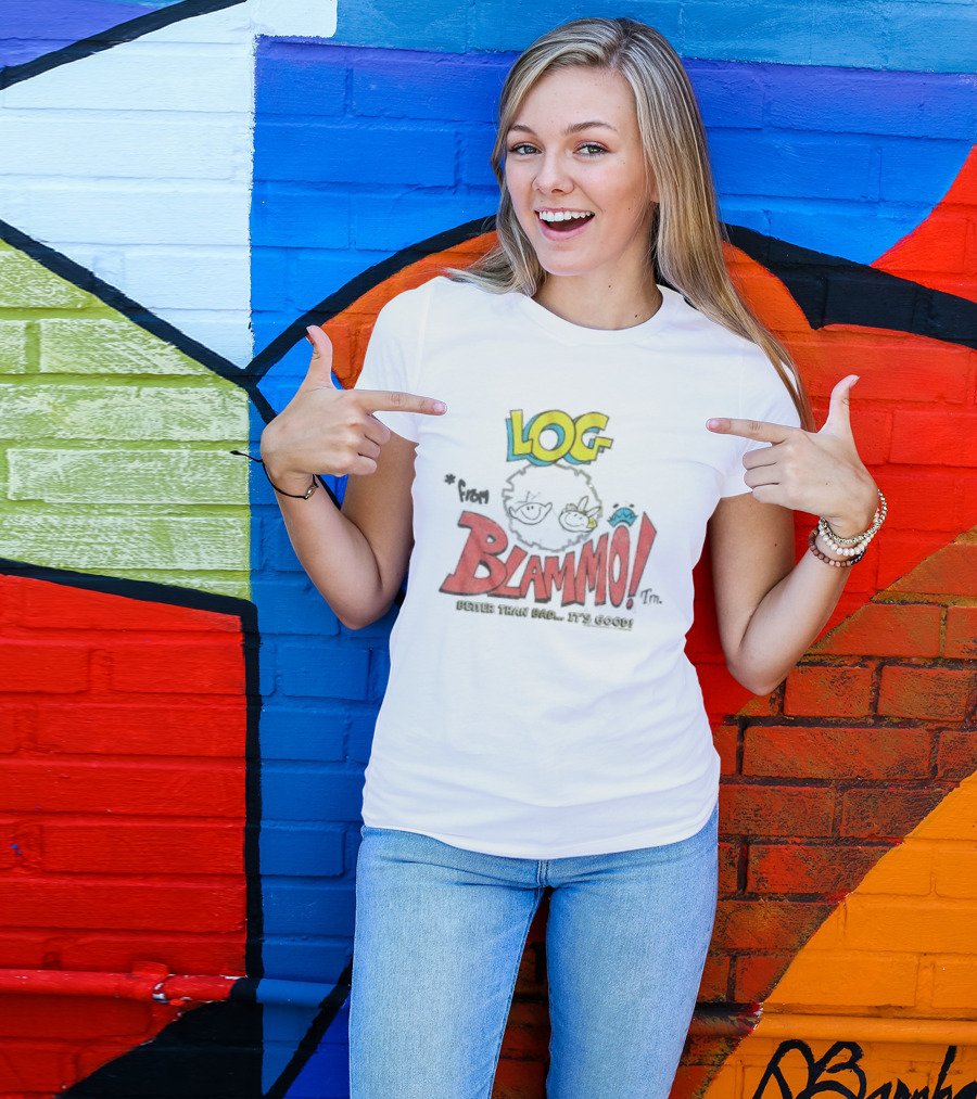 Log Blammo Better Than Bad It's Good Ren & Stimpy T-Shirt
